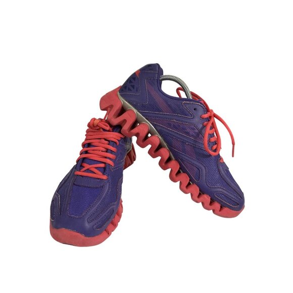 Reebok Zigtech Women's  Size 5.5 Purple Pink  Mesh Sneakers running Shoes - Picture 1 of 8